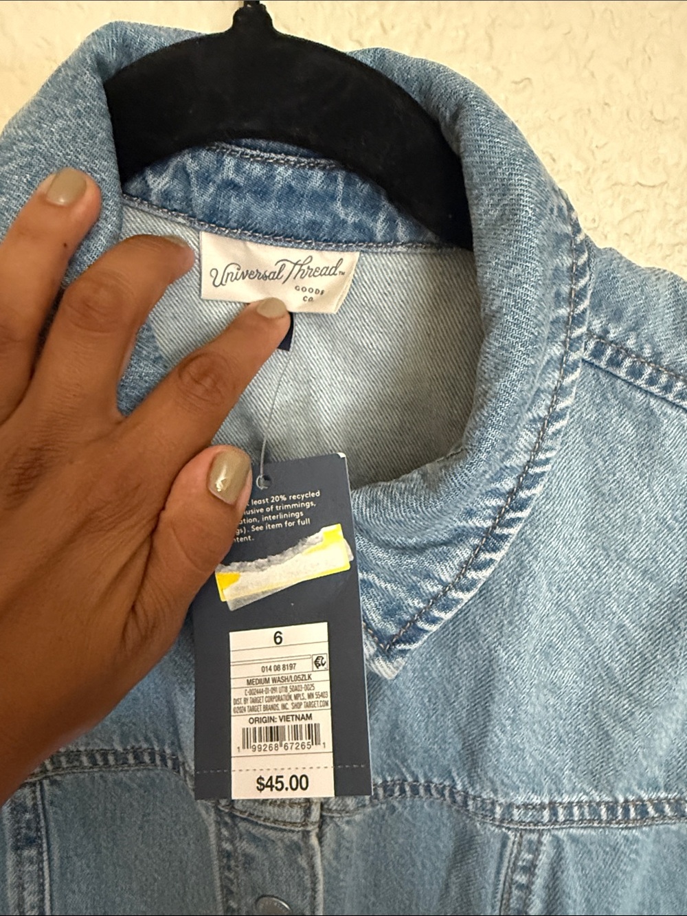 Universal Thread Long sleeve denim dress - Picture 2 of 3
